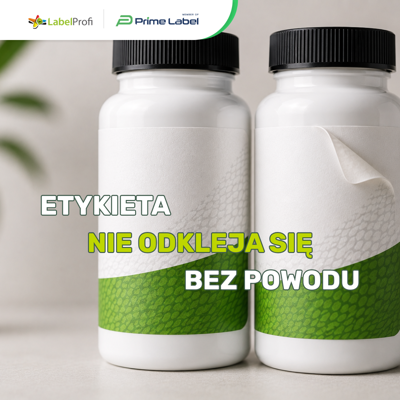 Etykieta nie odkleja się bez powodu. Jak dobrać etykietę do opakowania?